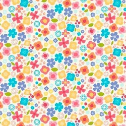 Packed Flowers - CREAM