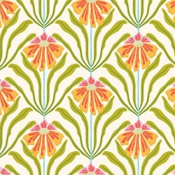 Floral Geo - LT. CREAM