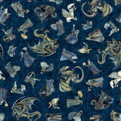 Medieval Character Toss - NAVY