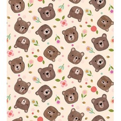 Bear Faces - CREAM