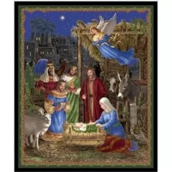 NATIVITY PANEL - MULTI (90CM)