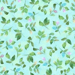 Leaf Sprigs - LT BLUE