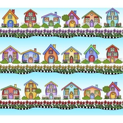 House Stripe - BLUE