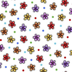 Flower Toss - WHITE