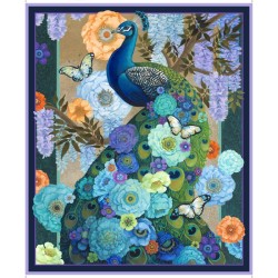 Panel - Peacock 90cm - MULTI