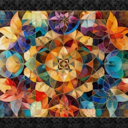 Kaleidoscope Panel 90cm - MULTI