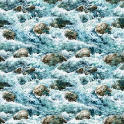 Whitewater Rocks - TURQUOISE