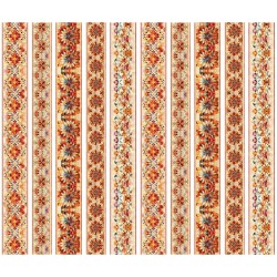 Mosaic Border Stripe - WHITE