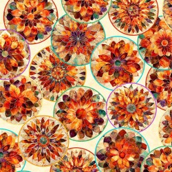 Mosaic Circles - CREAM
