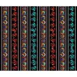 Dragon Border Stripe - MULTI