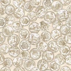 Farm Animal Circles - ALMOND