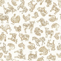 Tossed Farm Animals - LT CREAM