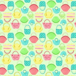 Beach Bags - LT GREEN