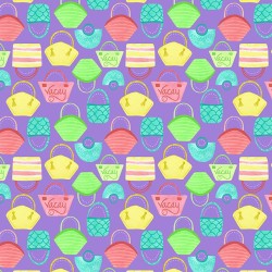 Beach Bags - PURPLE