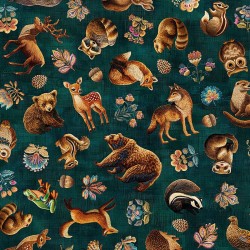 Tossed Animals - TEAL