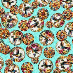 Circle Vignettes - TURQUOISE