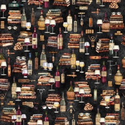 Wine & Books - BLACK