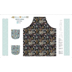 Drawn to Create Artist's Apron Panel 90cm (Canvas) - MULTI