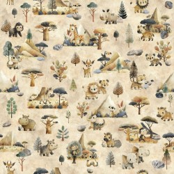 Baby Animal Landscape - TAN