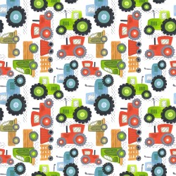Tractors Packed - WHITE