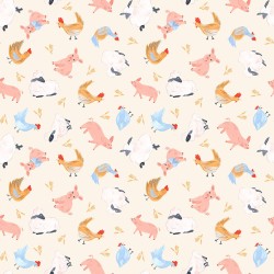Farm Animals - PALE PEACH