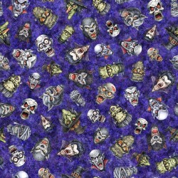Halloween Character Faces - PURPLE