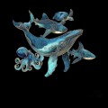 QUILTING TREASURES - Deep Blue Dreams