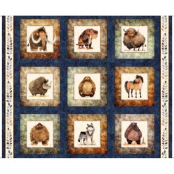 Pleistocene Picture Patches - NAVY
