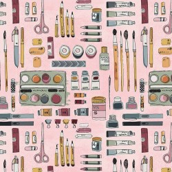 Art Supplies - PINK