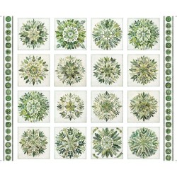 Botanical Picture Patches - WHITE