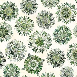 Leaf Mandalas - EGGSHELL