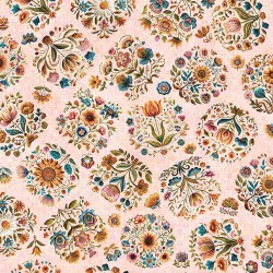 FLOWER VIGNETTES - LT PINK