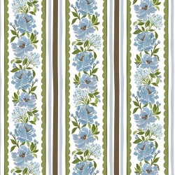 GARDEN BORDER STRIPE - BLUE