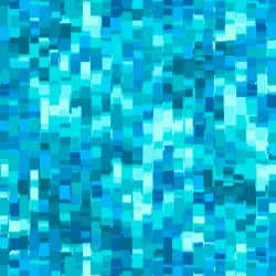 108" OMBRE SQUARES BACKING - TURQUOISE