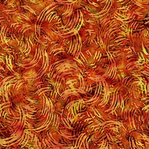 Swirl Geo 130/70 Weave - BURNT ORANGE Swirl Geo 130/70 Weave - BURNT ORANGE
