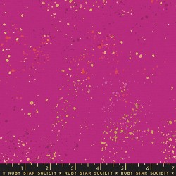 RSS - Speckled Canvas Metallic (30/70-Linen/Cotton) - BERRY