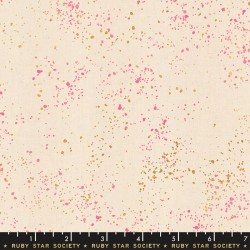 Ruby Star-Speckled  metallic - NEON PINK
