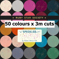 Ruby Star Speckled metallic -  Top 50 Colours x 3m