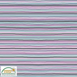 Avalana Jersey 160cm Wide Stripes - MULTI