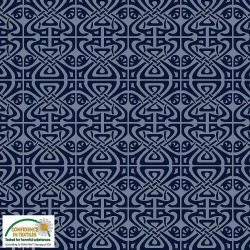 Avalana Jersey 160cm Wide Moroccan - BLUE