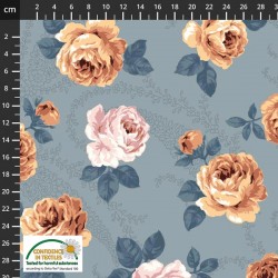 Feature Large Roses - BLUE