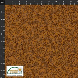 Small Abstract Flowers - BROWN