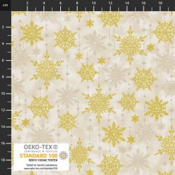 Snowflakes - WHITE/GOLD