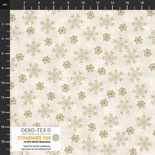 Snowflakes - WHITE/GOLD