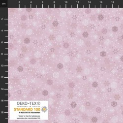 Small Snowflakes - PINK/SILVER