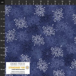 Large Snowflakes - BLUE/SILVER