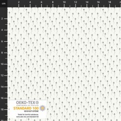 Tiny Flowers dots - WHITE/GREY