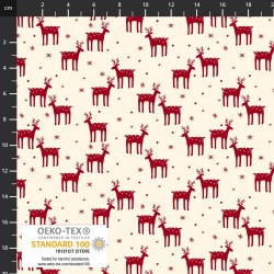 Reindeer - WHITE/RED