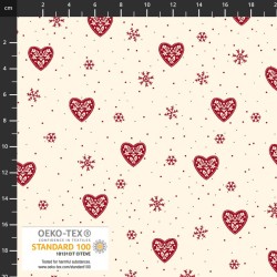 Hearts & Snowflakes - WHITE