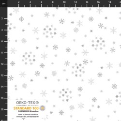 Cluster Stars & Snowflakes (metallic) - WHITE/SILVER